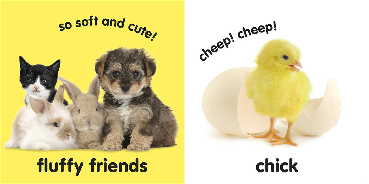Baby Touch and Feel Fluffy Animals - Retail Maharaj