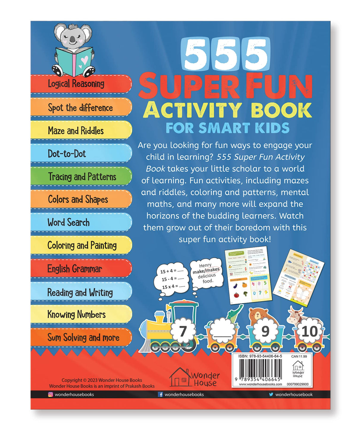555 Super Fun Activity Book for Smart Kids | Puzzles, Mazes, Word Games & More | Ages 6–10 | 10+ Hours of Brain-Boosting Fun - Retail Maharaj