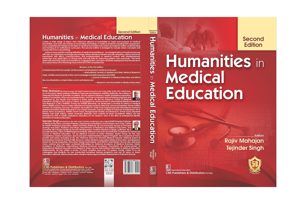 HUMANITIES IN MEDICAL EDUCATION 2ED (PB 2023) - Retail Maharaj