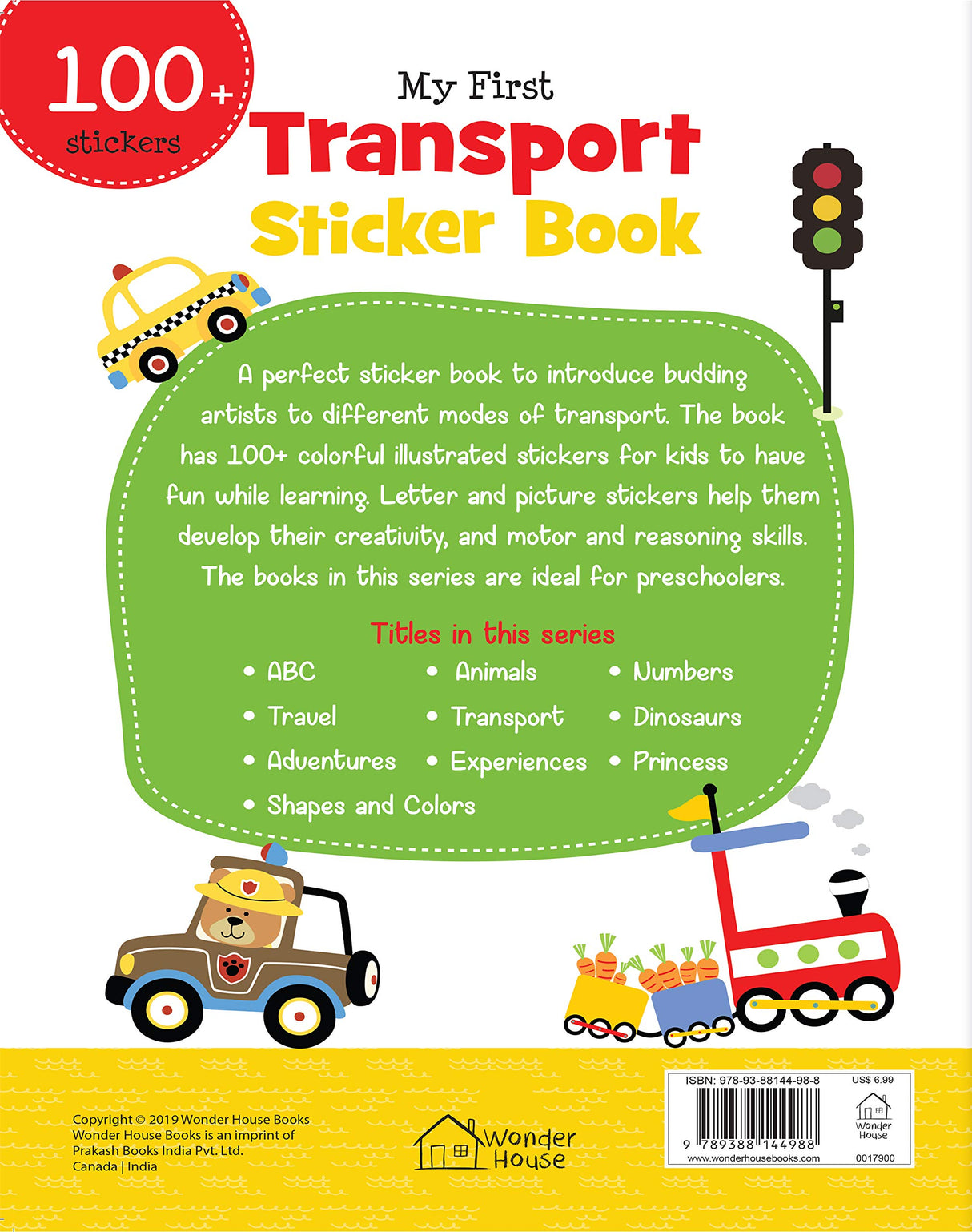 My First Transport Sticker Book: Exciting Sticker Book With 100 Stickers - Retail Maharaj