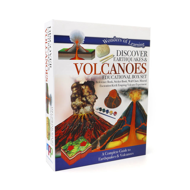 Discover Earthquakes & Volcanoes: Educational Box Set (Wonders of Learning Educational Box Set) - Retail Maharaj