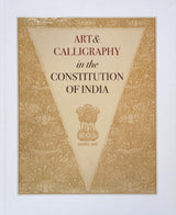 Art & Calligraphy in the Constitution of India