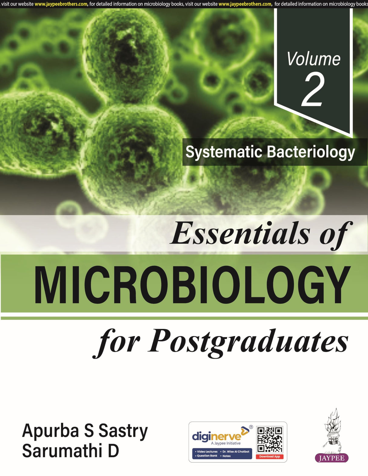 ESSENTIALS OF MICROBIOLOGY FOR POSTGRADUATES (VOLUME 2 SYSTEMATIC BACTERIOLOGY) - Retail Maharaj