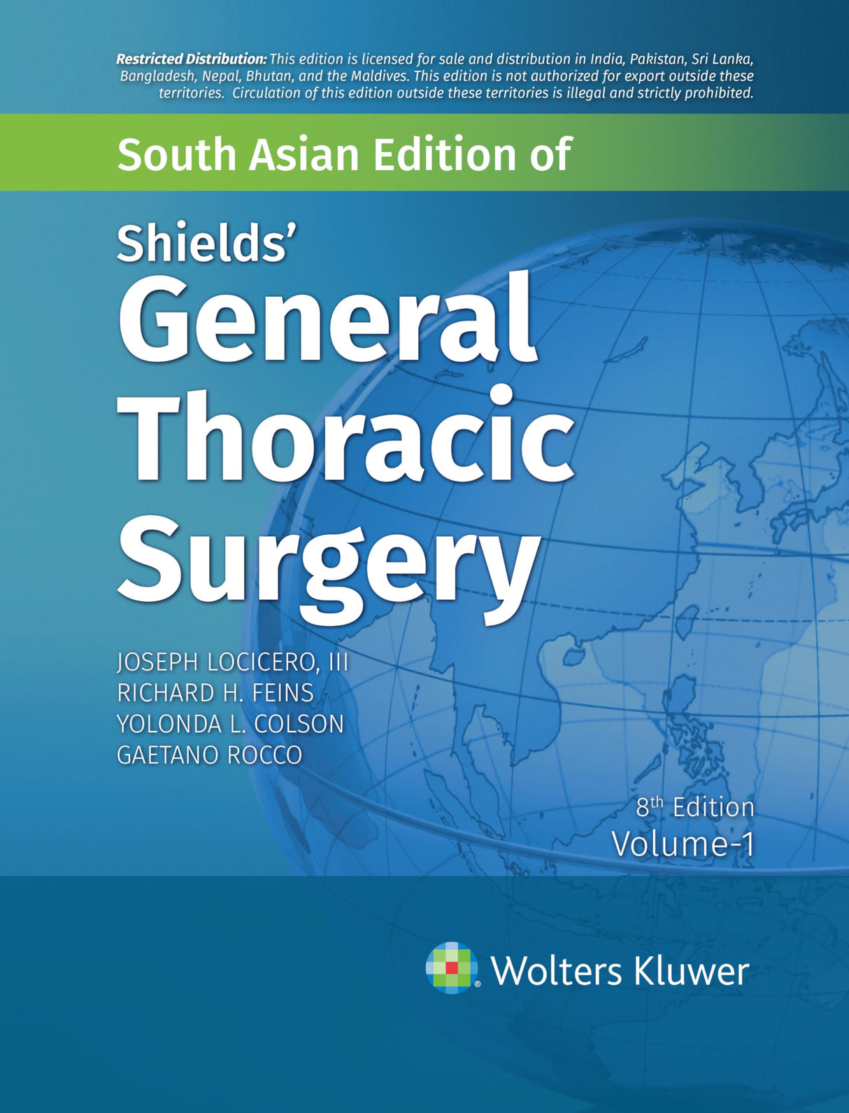 Shields' General Thoracic Surgery, Vol 1, 8th South Asian ed - Retail Maharaj