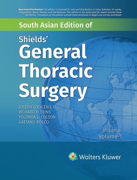 Shields' General Thoracic Surgery, Vol 1, 8th South Asian ed - Retail Maharaj