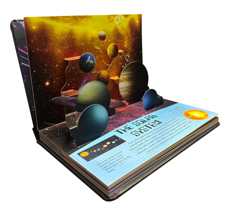 Pop Up Universe Book for Kids: Adventures in the Universe | Explore Stars, Planets, Galaxies & More | Wonders of Satellites | Interactive Learning | ... Book | Fun Space Journey for Little Scholars - Retail Maharaj