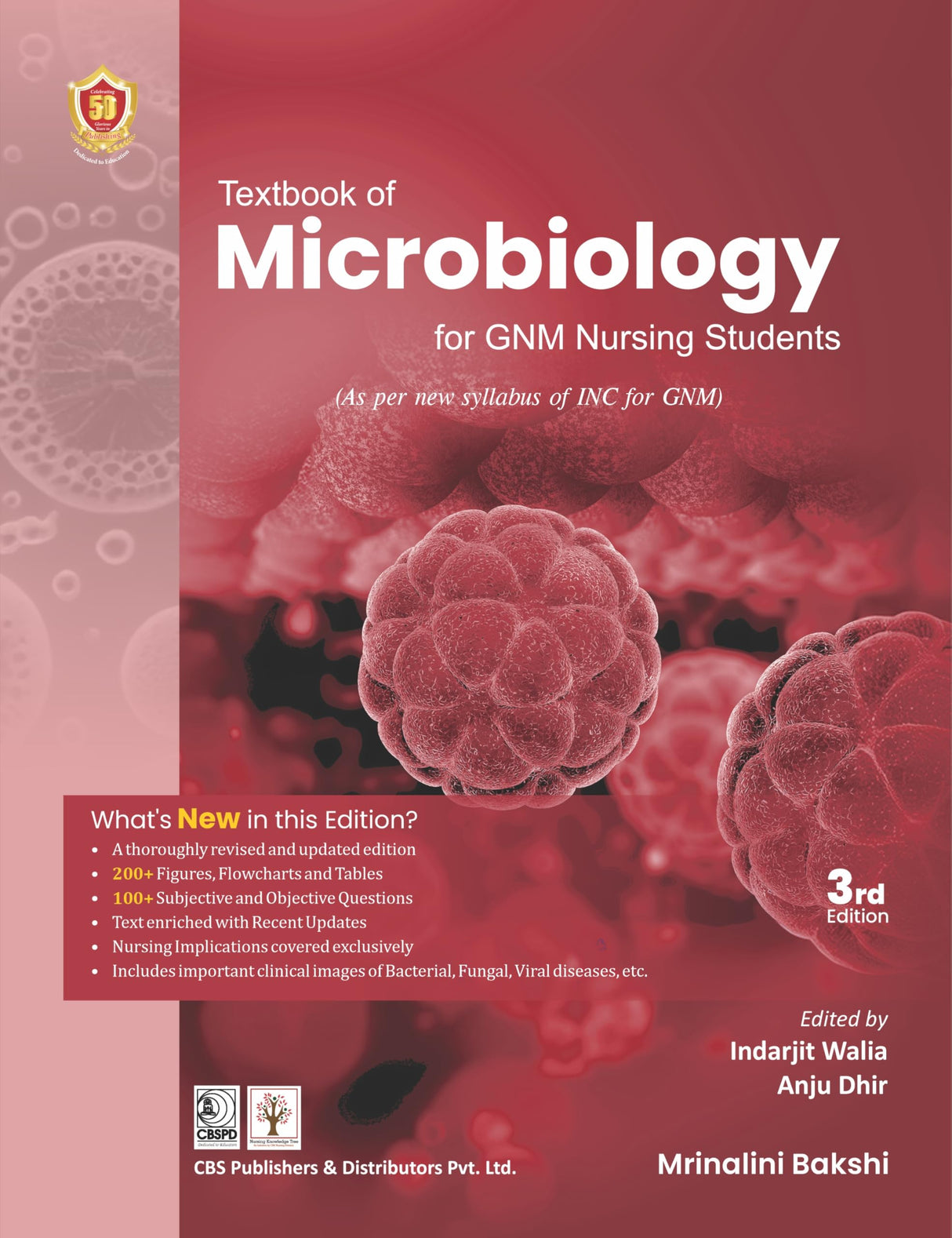 Textbook of Microbiology for GNM Nursing students, 3rd Edition - 2025 - Retail Maharaj