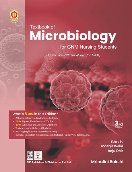 Textbook of Microbiology for GNM Nursing students, 3rd Edition - 2025 - Retail Maharaj