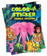 Color with Sticker - Jungle Adventure - Retail Maharaj