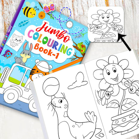 Jumbo Colouring Book 1 - Retail Maharaj