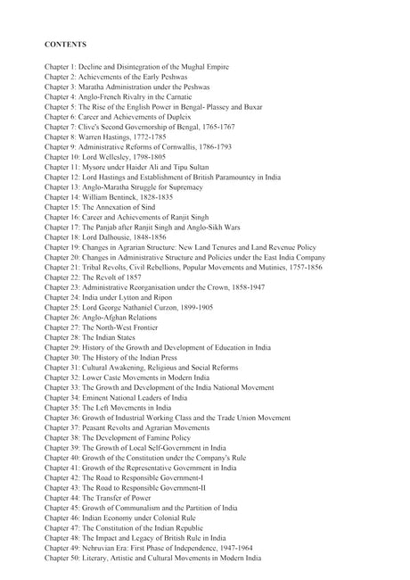 A New Look At Modern Indian History 33Ed - Retail Maharaj