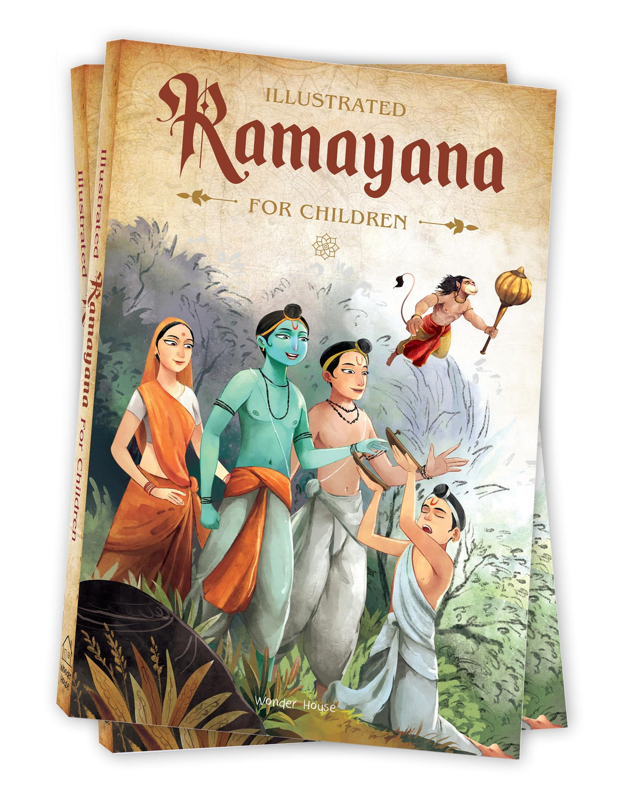 Illustrated Ramayana For Children (Black and White) - Retail Maharaj