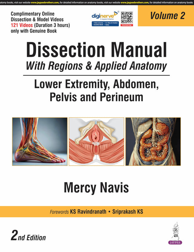 Dissection Manual With Regions & Applied Anatomy Lower Extremity, Abdomen, Pelvis And Perineum (Vol.2) - Retail Maharaj