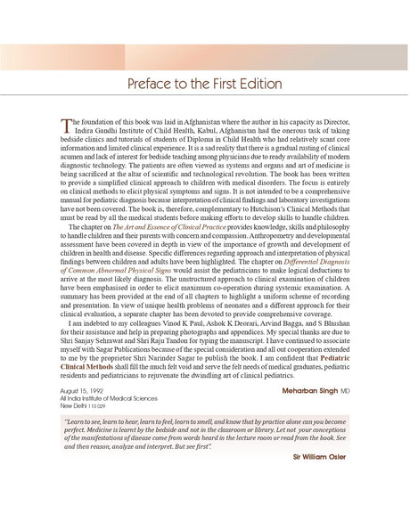 Pediatric Clinical Methods, 7/e | (PB - 2026) - Retail Maharaj