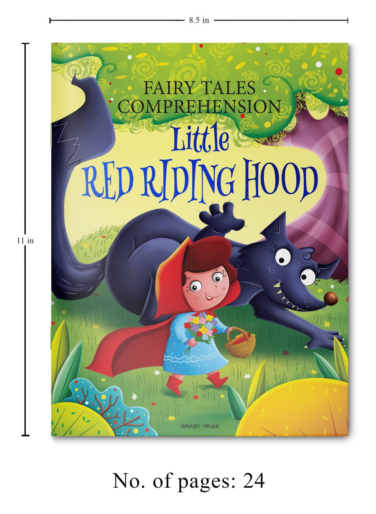 Fairy Tales Comprehension: Little Red Riding Hood Interactive Reading & Thinking Activities | Ages 5–8 | Enhance Comprehension with Classic Fairy Tales - Retail Maharaj
