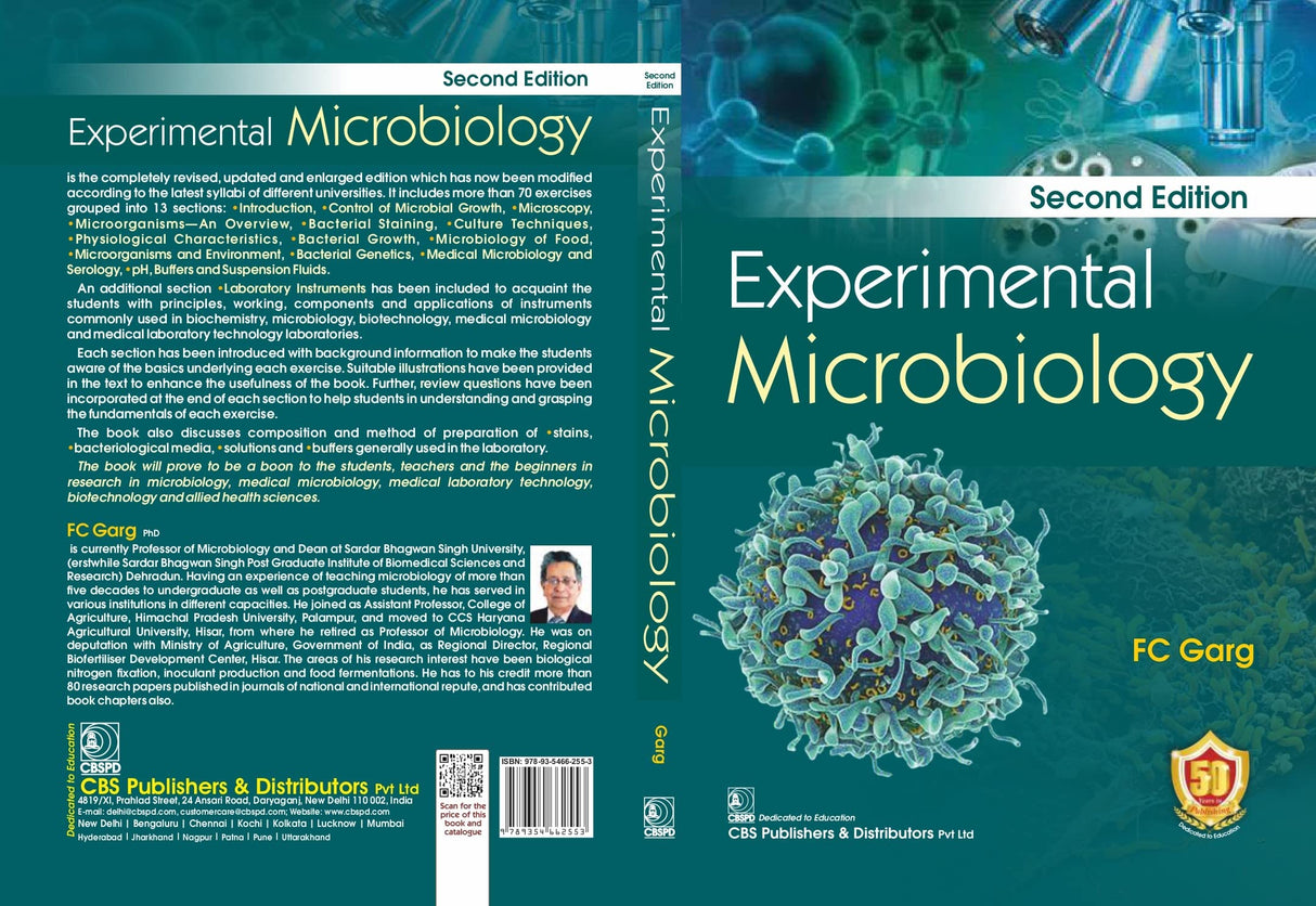 EXPERIMENTAL MICROBIOLOGY 2ED (PB 2023) - Retail Maharaj