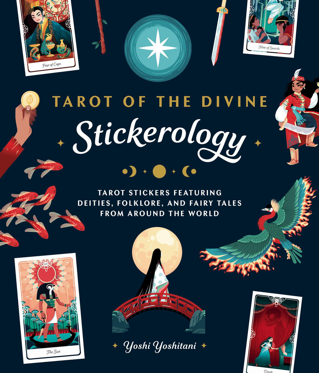 Tarot of the Divine Stickerology: Tarot Stickers Featuring Deities, Folklore, and Fairy Tales from Around the World: Tarot stickers for journals, water bottles, laptops, planners, and more - Retail Maharaj