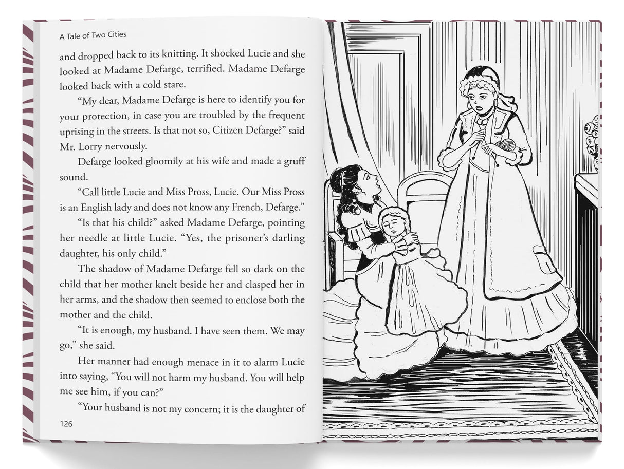 A Tale of Two Cities : Illustrated Abridged Children Classics English Novel with Review Questions - Retail Maharaj