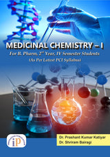 MEDICINAL CHEMISTRY - I, For B. Pharm, 2nd Year, IV Semester Students (As Per Latest PCI Syllabus) - Retail Maharaj