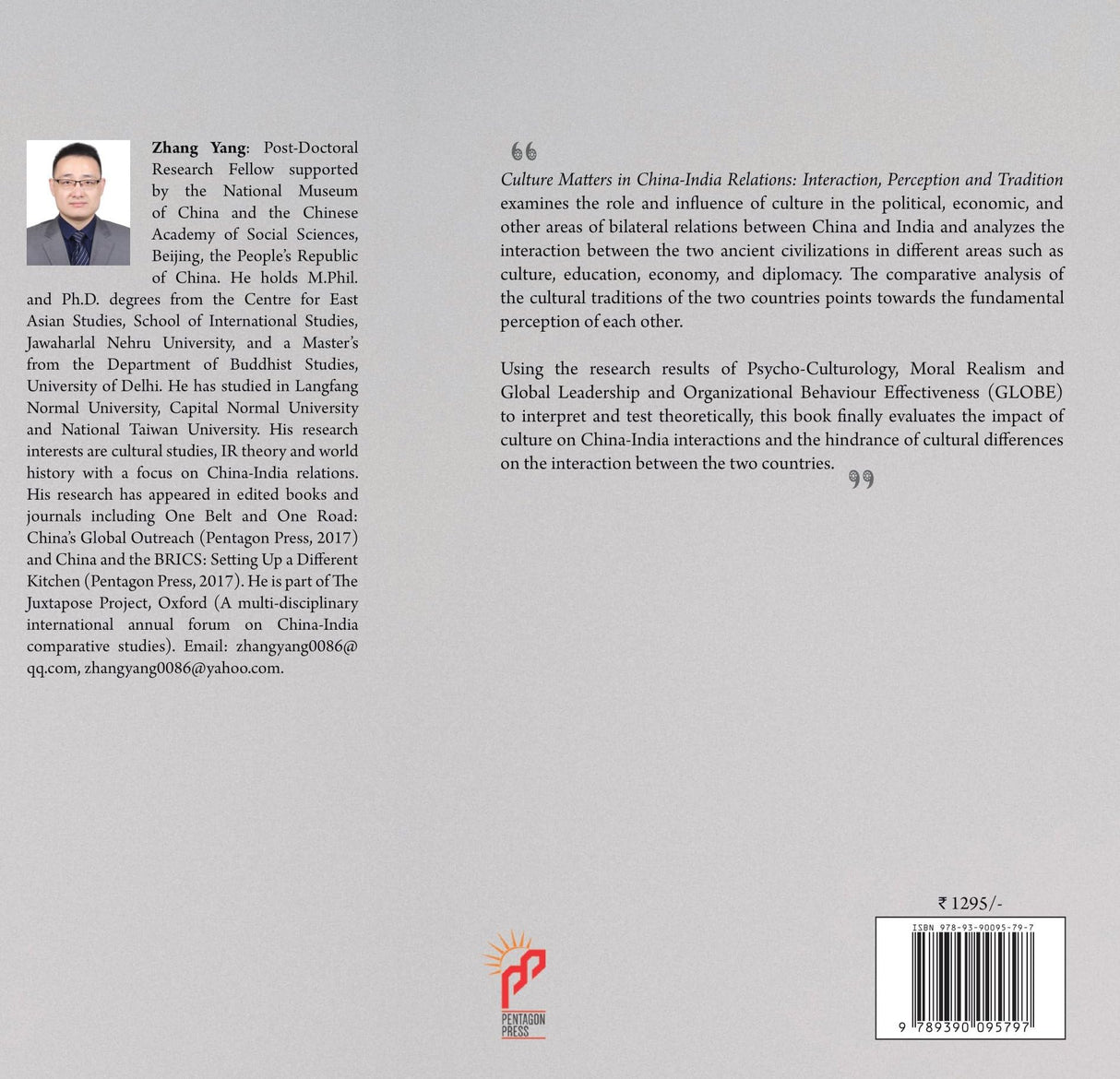 Culture Matters in China-India Relations: Interaction, Perception and Tradition - Retail Maharaj