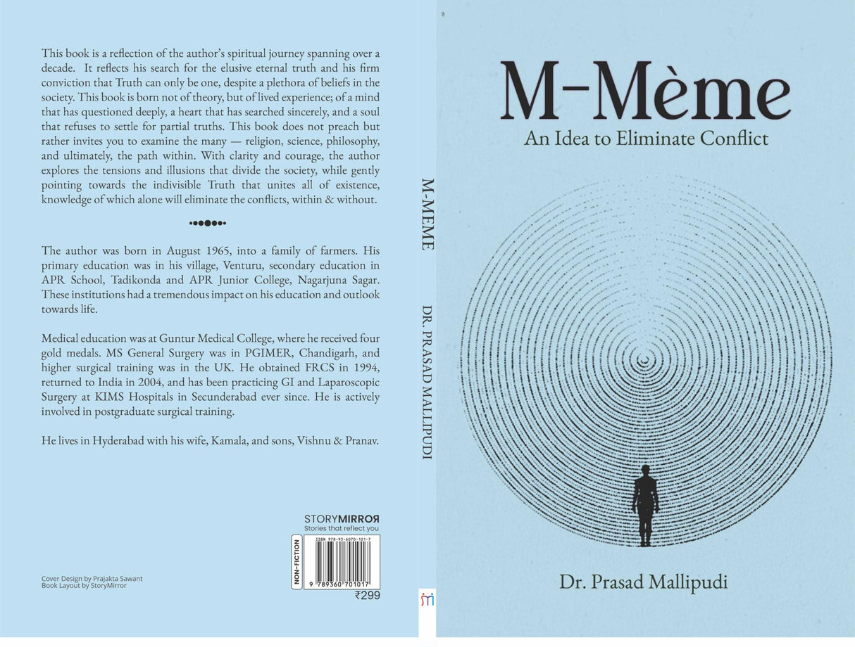 M-Meme | An Idea to Eliminate Conflict | Spiritual Reflection and Self-Discovery for the Modern Mind | The Concept that Unites Mind, Matter, and Meaning - Retail Maharaj