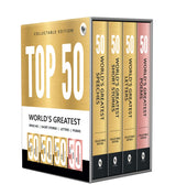 Top 50 World’s Greatest Short Stories, Speeches, Letters & Poems, COLLECTABLE EDITION (Box Set of 4 Books) - Retail Maharaj