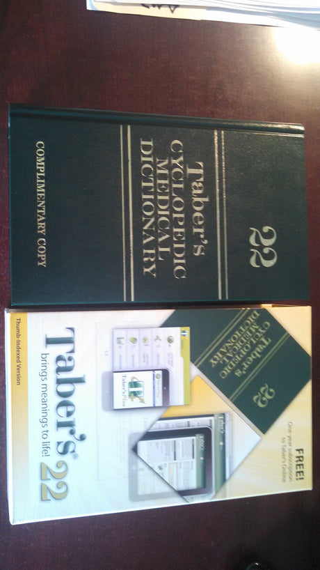 TABER'S CYCLOPEDIC MEDICAL DICTIONARY (THUMB-INDEXED VERSION) (TABER'S CYCLOPEDIC MEDICAL DICTIONARY - Retail Maharaj