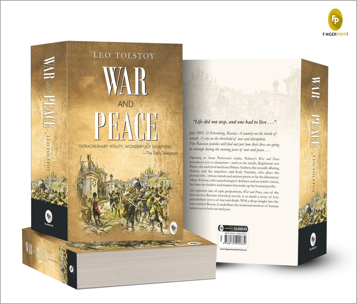 War And Peace by Leo Tolstoy - Russian Literature | Historical Fiction | Napoleonic Wars | Love and War | Tolstoy’s Exploration of Philosophical Themes | A Masterpiece on Cultural Significance | Literary Classics - Retail Maharaj