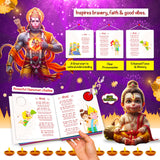 Hanuman Chalisa Mantra Sound and Story Book for kids ; India's First Mythology Shloka and Mantras Sound Book to Teach Indian Culture, Values ... Book for Toddlers, Preschoolers Early Readers - Retail Maharaj