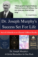 Dr. Joseph Murphy's Success Set For life : Set of 4 Hardcover Classic Edition Books; For Home Collection and Gifting: Set of 4 Hardcover Classic ... Psychic Perceptions; Riches Are Your Right - Retail Maharaj