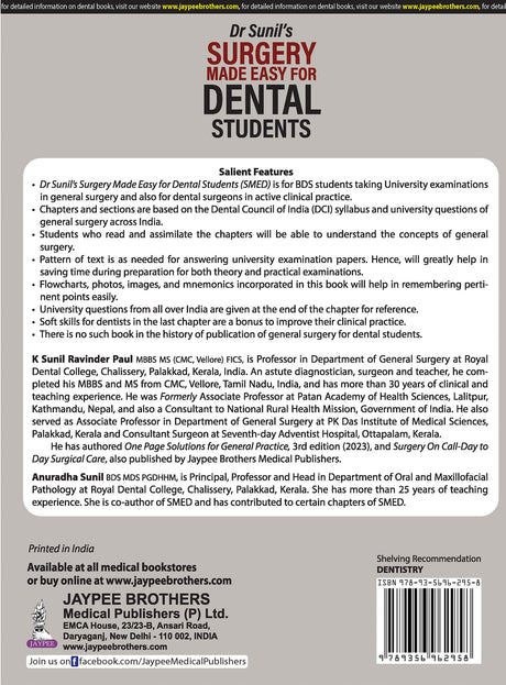 Dr Sunil’s Surgery Made Easy for Dental Students - Retail Maharaj
