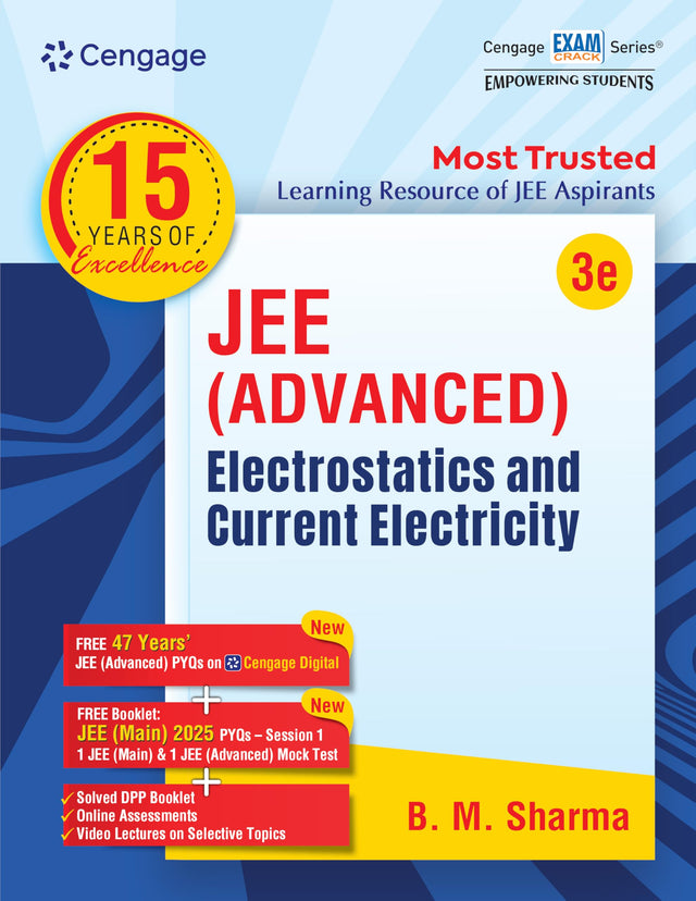 Cengage JEE Advanced Electrostatics and Current Electricity with Free Online Assessments & Digital Content - Retail Maharaj