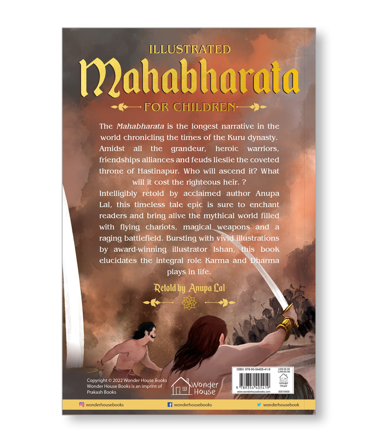 Mahabharata - Illustrated Book For Children (Paperback Edition) - Retail Maharaj