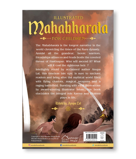 Mahabharata - Illustrated Book For Children (Paperback Edition) - Retail Maharaj