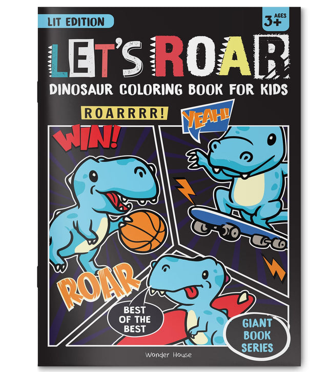 Let's Roar Giant Coloring Book For Kids - Retail Maharaj