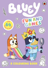 Bluey: Fun and Games: A Colouring Book: Official Colouring Book - Retail Maharaj