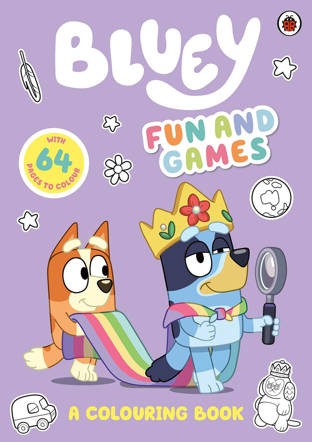 Bluey: Fun and Games: A Colouring Book: Official Colouring Book - Retail Maharaj