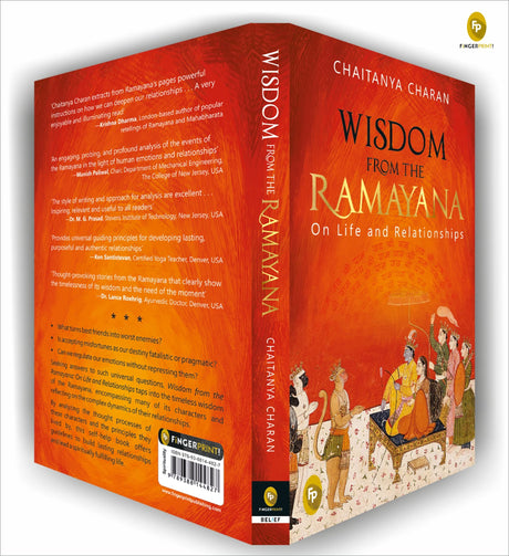 Wisdom From The Ramayana: On Life and Relationships by Chaitanya Charan - Powerful Spiritual Guidance for Personal Growth | Timeless Wisdom | Spiritual Insights | Ramayana | Philosophical Guidance | Ancient Indian Wisdom | Rich Tapestry of Indian Literatu - Retail Maharaj