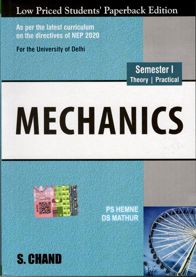 Mechanics (Semester I): NEP 2020 for the University of Delhi - Retail Maharaj