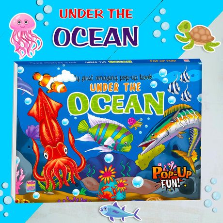 My First Amazing Pop up story Book - Under the Ocean with Bestime Fun and Colorful for Kids, Children and Toddlers - Ages 2+ Years - Retail Maharaj