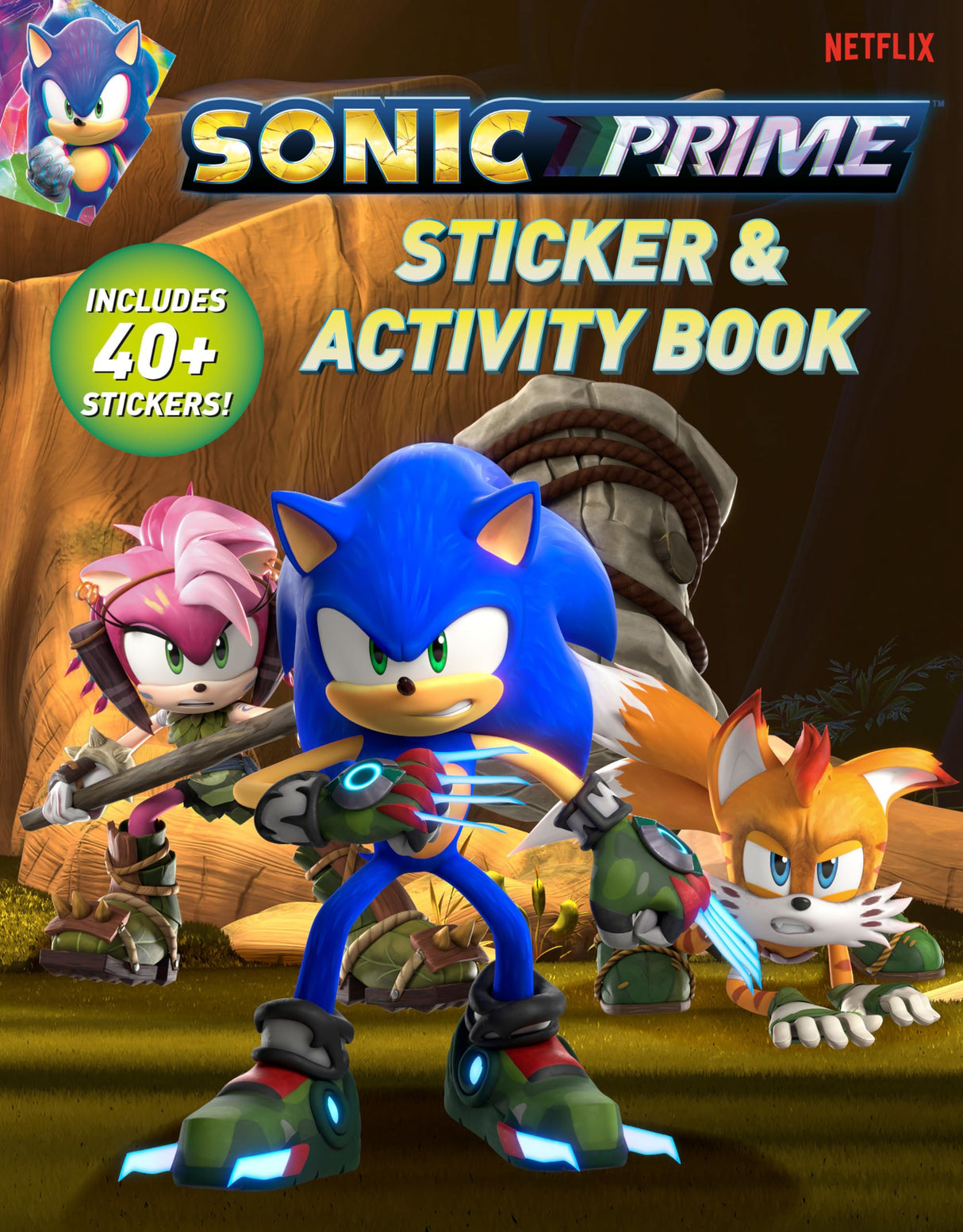 Sonic Prime Sticker & Activity Book: Includes 40+ stickers - Retail Maharaj