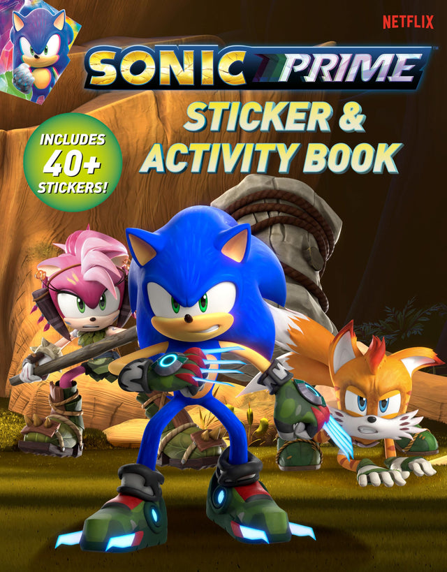 Sonic Prime Sticker & Activity Book: Includes 40+ stickers - Retail Maharaj