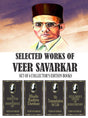Selected Works of Veer Savarkar (Set of 4 Collector's Black Edition Books) : Indian War of Independence 1857, Six Glorious Epochs, Hindu Rashtra Darshan, My Transportation For Life (With Bookmarks) - Retail Maharaj