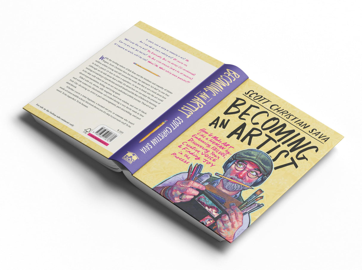 Becoming an Artist: How to Make Art Like a Human by Embracing Failure, Discovering Your Creative Voice and Finding Joy in the Process - Retail Maharaj