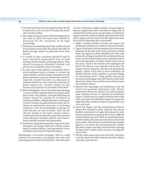 Parikh’s Colour Atlas of Medicolegal Postmortems and Forensic Pathology, 4/e Guidelines for Crime Investigation (HB 2025 ) - Retail Maharaj