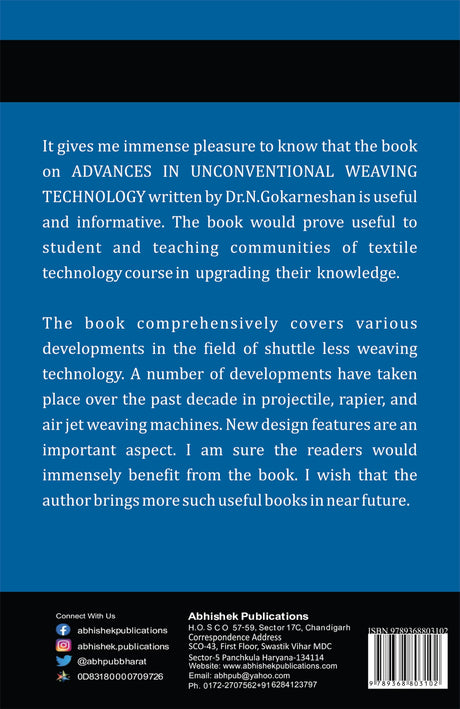 Handbook On Advances In Unconventional Weaving Technology - Retail Maharaj