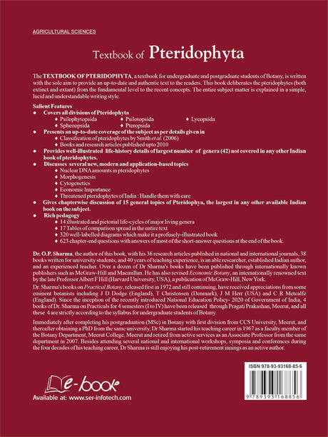 Textbook of Pteridophyta - Retail Maharaj