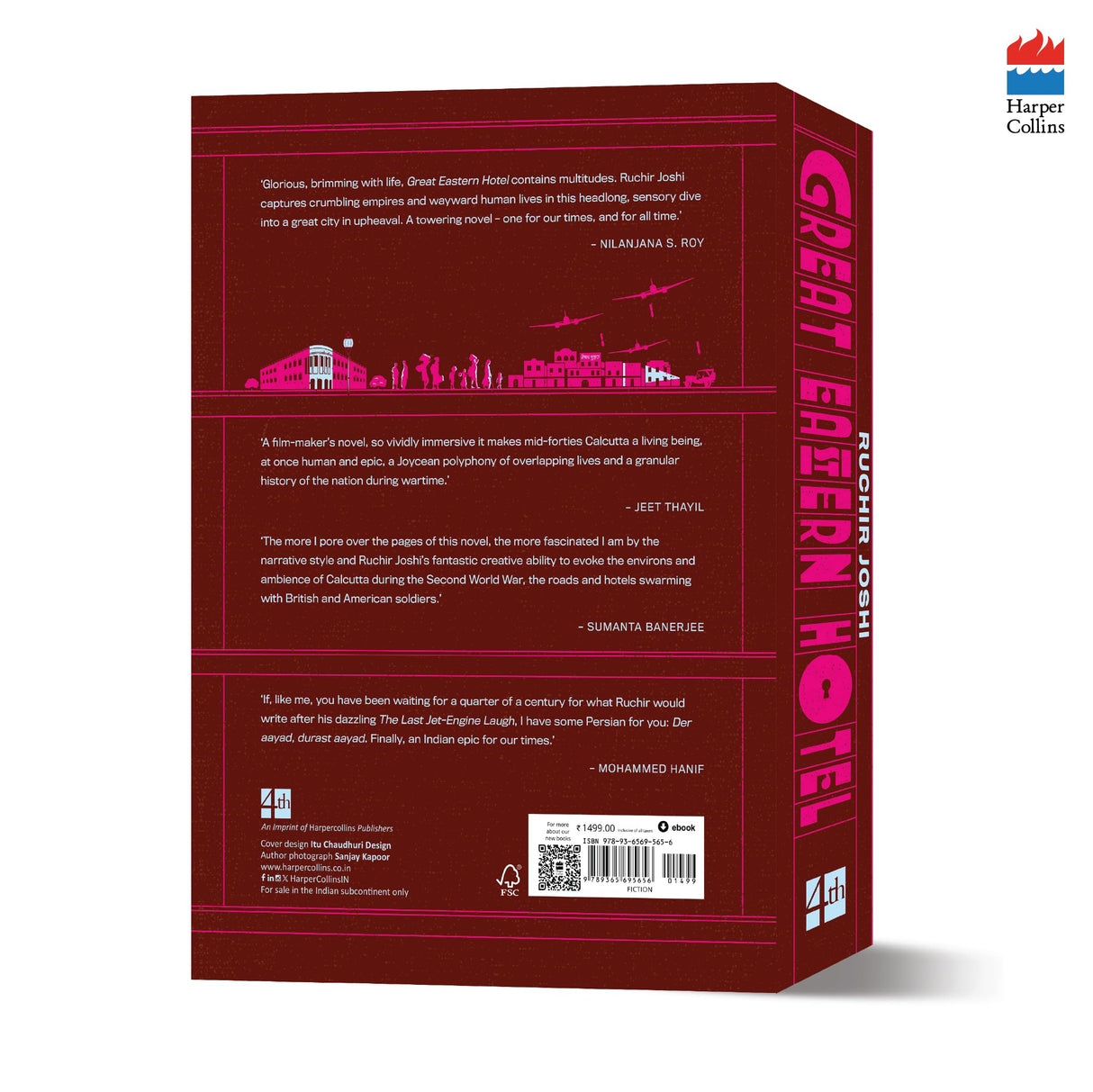 Great Eastern Hotel: A WW2 Epic of Jazz, Spies & Revolution in Colonial Calcutta | New Historical Fiction 2025 - Retail Maharaj