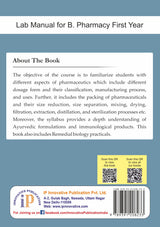 Lab Manual for B. Pharmacy First Year - Retail Maharaj