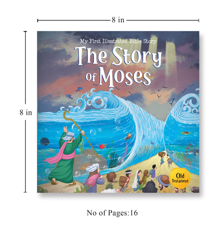 My First Illustrated Bible Story: The Story of Moses - Retail Maharaj